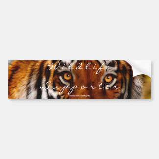 TIGER EYES Wildlife Supporter-Aufkleber Autoaufkleber