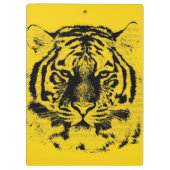 Tiger Face #4 Klemmbrett (Rückseite)