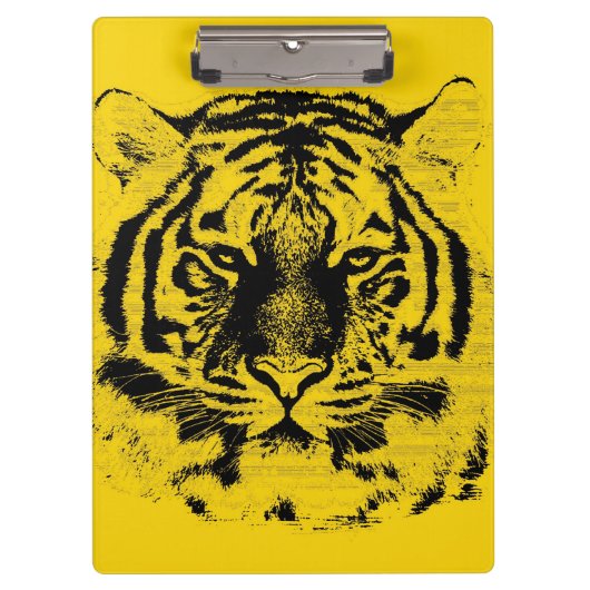 Tiger Face #4 Klemmbrett (Vorderseite)