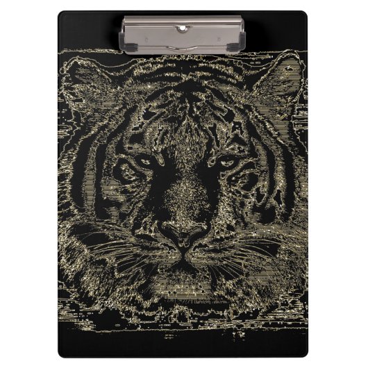 Tiger Face #5 Klemmbrett (Vorderseite)