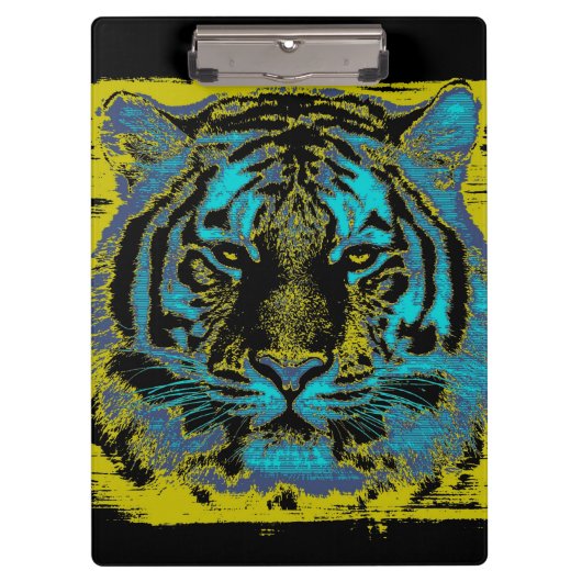 Tiger Face #7 Klemmbrett (Vorderseite)