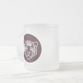 Tiger Face Abzeichen Mattglastasse (Vorderseite Links)