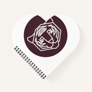 Tiger Face Abzeichen Notizblock