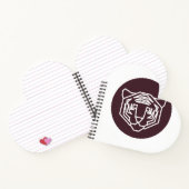 Tiger Face Abzeichen Notizblock (Innenseite)