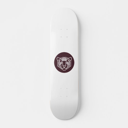 Tiger Face Abzeichen Skateboard (Vorne)