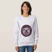 Tiger Face Abzeichen Sweatshirt (Vorne ganz)