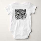 Tiger Face Baby Strampler (Rückseite)