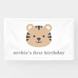 Tiger Face Banner