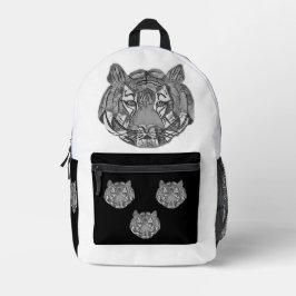 Tiger Face Bedruckter Rucksack