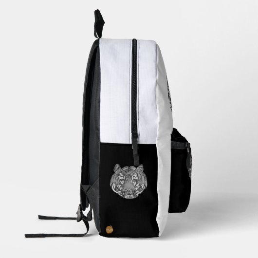 Tiger Face Bedruckter Rucksack (Links)