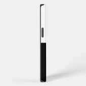 Tiger Face Black & White Karo iPhone Hülle (Rechte Seite)