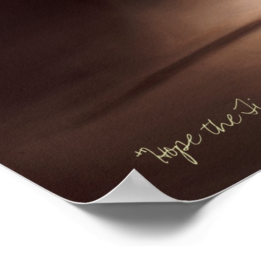 Tiger Face Butterfly Poster (Ecke)