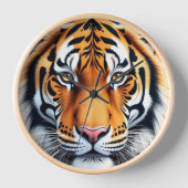Tiger Face Clcok Uhr (Vorderseite)