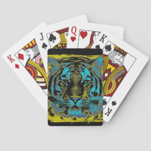 Tiger Face Close-Up 12 Spielkarten