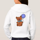 Tiger Face Design Girls, Pullover Hoodies (Rückseite)