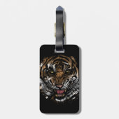 Tiger Face Gepäckanhänger (Rückseite vertikal)