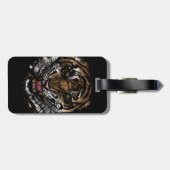 Tiger Face Gepäckanhänger (Rückseite horizontal)