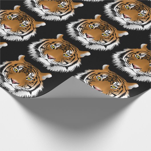 Tiger Face Geschenkpapier (Ecke)