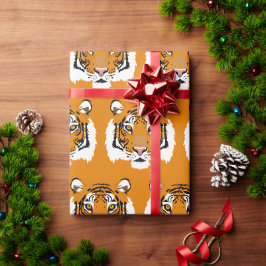Tiger Face Geschenkpapier