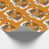 Tiger Face Geschenkpapier (Ecke)