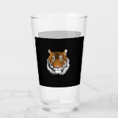Tiger Face Glass Cup Glas (Vorderseite)