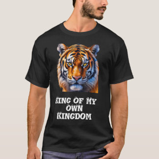 Tiger Face Illustration - Kunst und Kultur T-Shirt