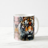 Tiger Face Kaffeetasse (VorderseiteRechts)