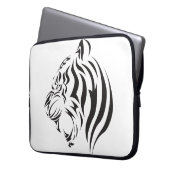 Tiger Face Laptopschutzhülle (Vorderseite Links)