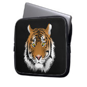 Tiger Face Laptopschutzhülle (Vorderseite Links)