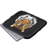 Tiger Face Laptopschutzhülle (Vorne Knopf)