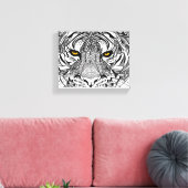 Tiger Face Leinwanddruck (Insitu (Wohnzimmer))
