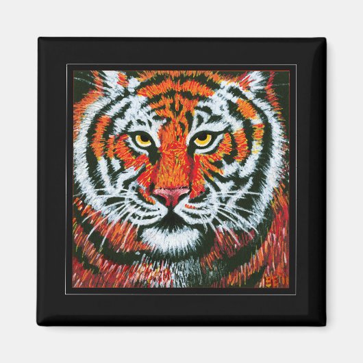 Tiger Face Magnet (Vorne)