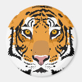 Tiger Face Magnet (Vorne)