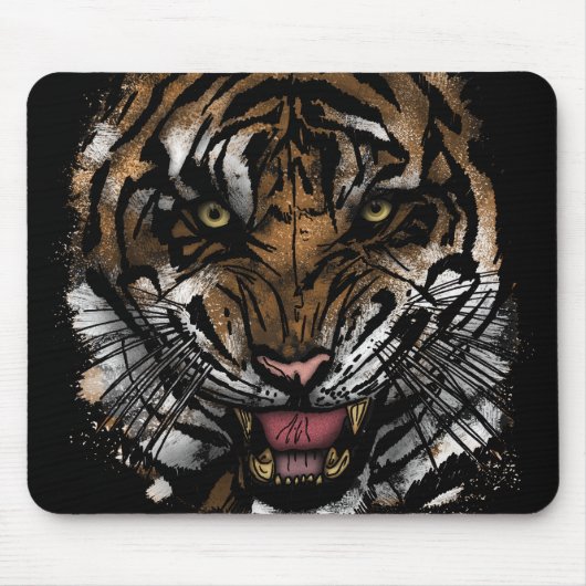 Tiger Face Mousepad (Vorne)