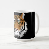 Tiger Face Mug Kaffeetasse (VorderseiteRechts)