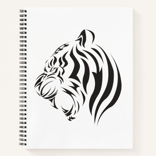 Tiger Face Notizblock (Vorderseite)