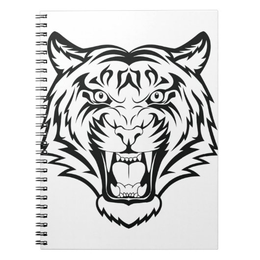 Tiger Face Notizblock (Vorderseite)