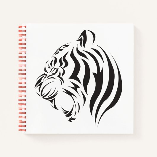 Tiger Face Notizblock (Vorderseite)