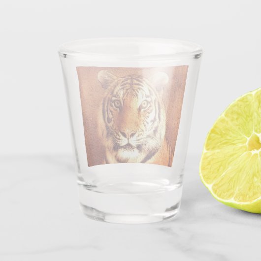 Tiger Face Schnapsglas (Rückseite)
