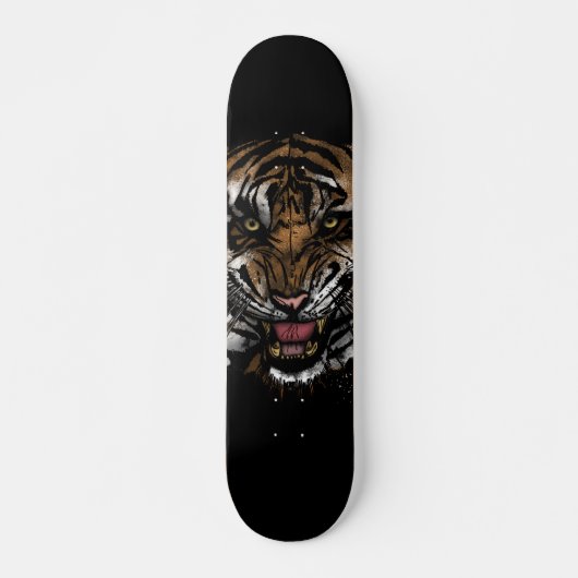Tiger Face Skateboard (Vorne)