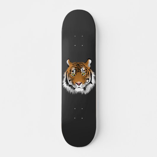 Tiger Face Skateboard (Vorne)