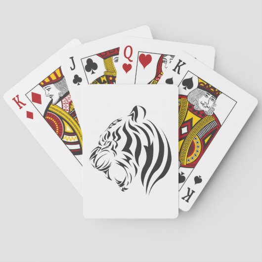 Tiger Face Spielkarten (Rückseite)