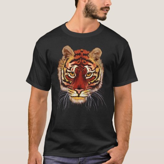 Tiger Face T-Shirt (Vorderseite)
