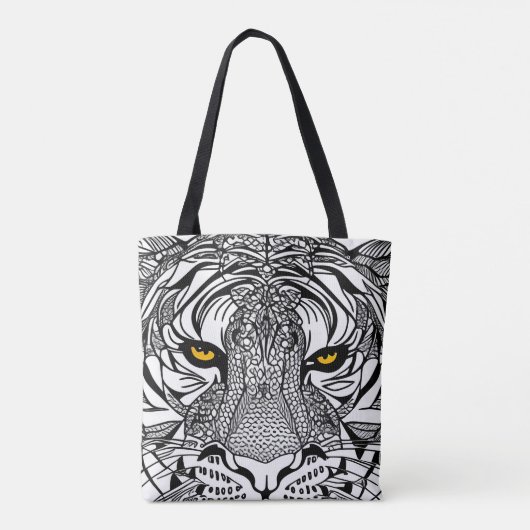 Tiger Face Tasche (Rückseite)