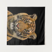 Tiger Face Wandteppich (Vorderseite (Horizontal))