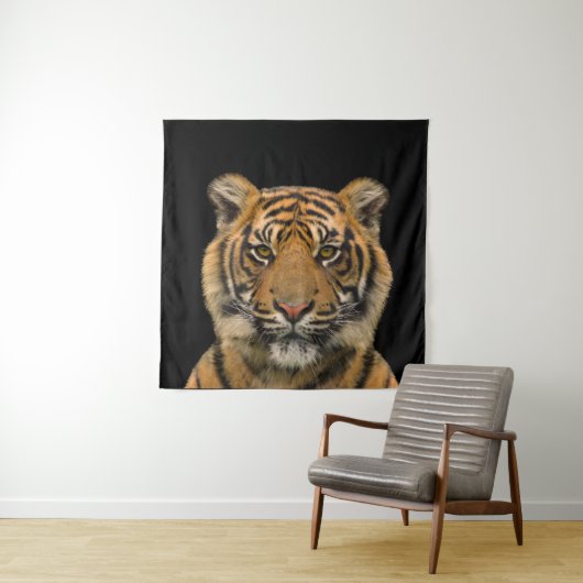 Tiger Face Wandteppich (Beispiel)