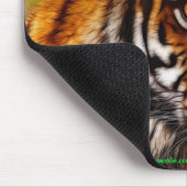 Tiger Face Wildlife Mousemat Mousepad (Ecke)