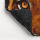 Tiger Face Wildlife Mousemat Mousepad (Ecke)
