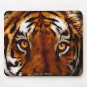 Tiger Face Wildlife Mousemat Mousepad