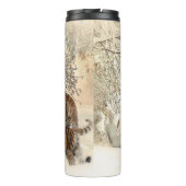 Tiger-Familie Thermosbecher (Rückseite)